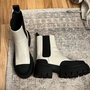 NEW Cream H and M boots